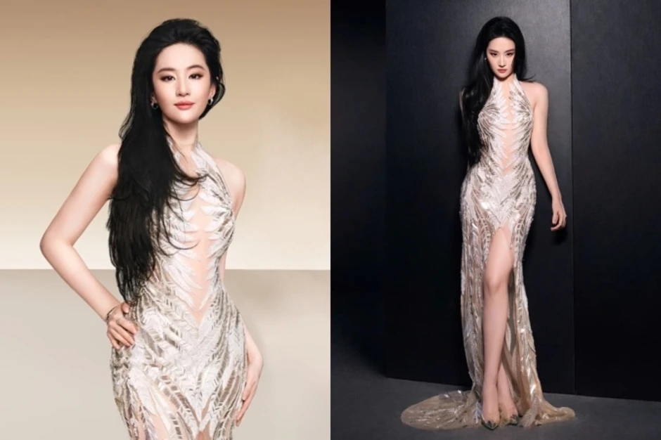 Lưu Diệc Phi diện đầm cắt xẻ của Lê Thanh Hòa Lưu Diệc Phi diện đầm cắt xẻ của Lê Thanh Hòa