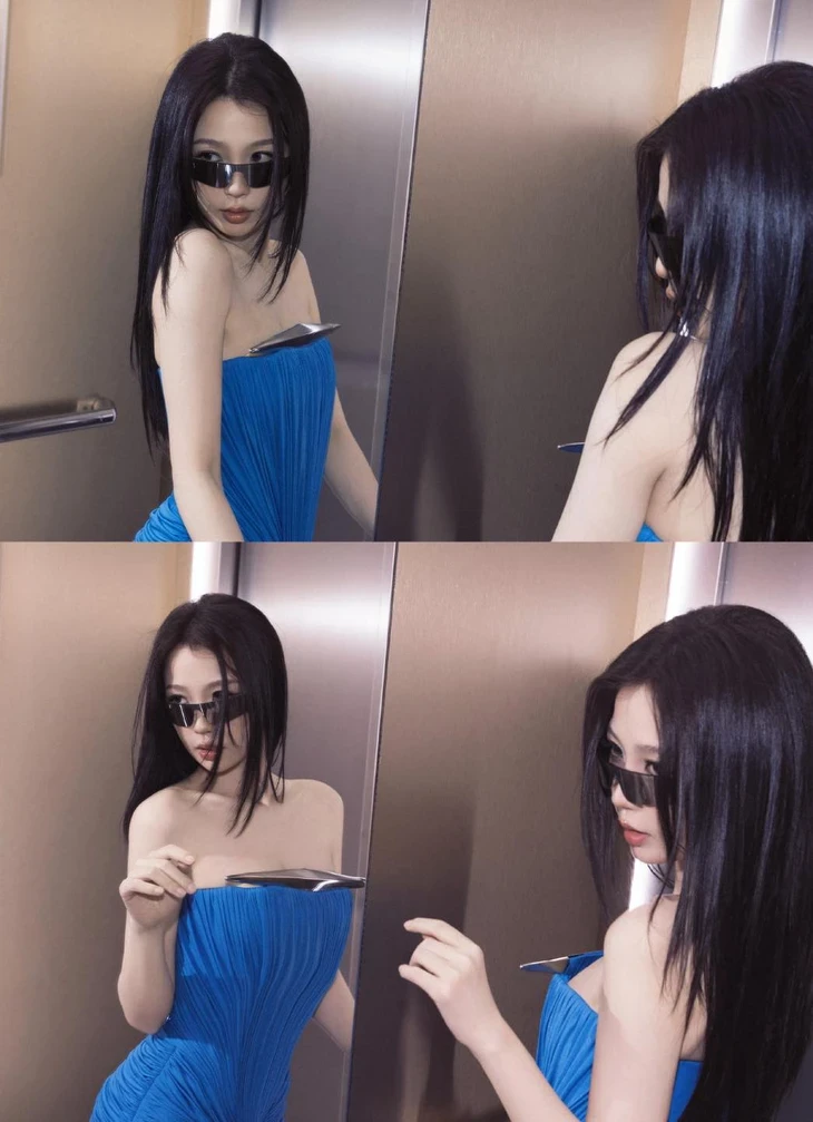 Ngu Thư Hân diện đầm của Cường Đàm tại Cannes