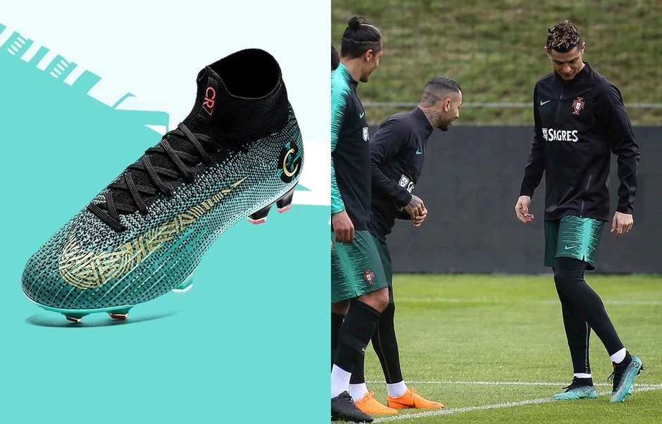 Những đôi giày mang dấu ấn cuộc đời Ronaldo - Báo TinVina Những đôi giày mang dấu ấn cuộc đời Ronaldo - Báo TinVina