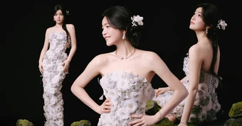 Thiết kế Việt xuất hiện trên thảm đỏ cùng ‘Tiểu Long Nữ’ Trần Nghiên Hy