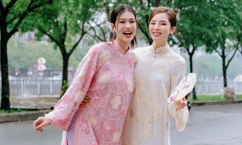 Thời trang đồng điệu của Kỳ Duyên, Đoàn Thiên Ân