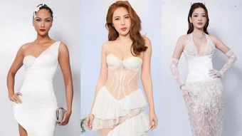Thủy Tiên và dàn mỹ nhân mặc gợi cảm lên thảm đỏ