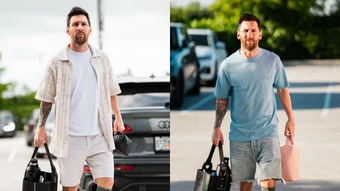 Trang phục đi tập của siêu sao Messi - Báo TinVina