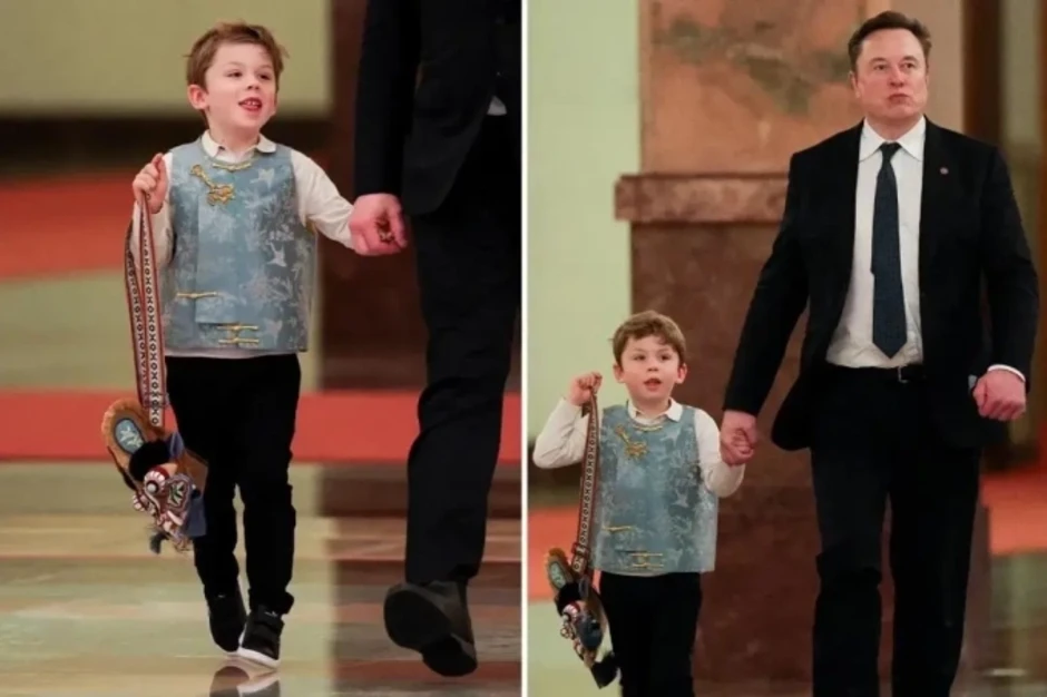 Túi mặt hổ ngụ ý may mắn, tài lộc của con trai Elon Musk Túi mặt hổ ngụ ý may mắn, tài lộc của con trai Elon Musk