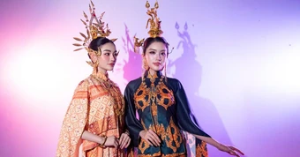 Việt Hùng kể chuyện văn hóa Chăm Pa trên tà áo dài Việt
