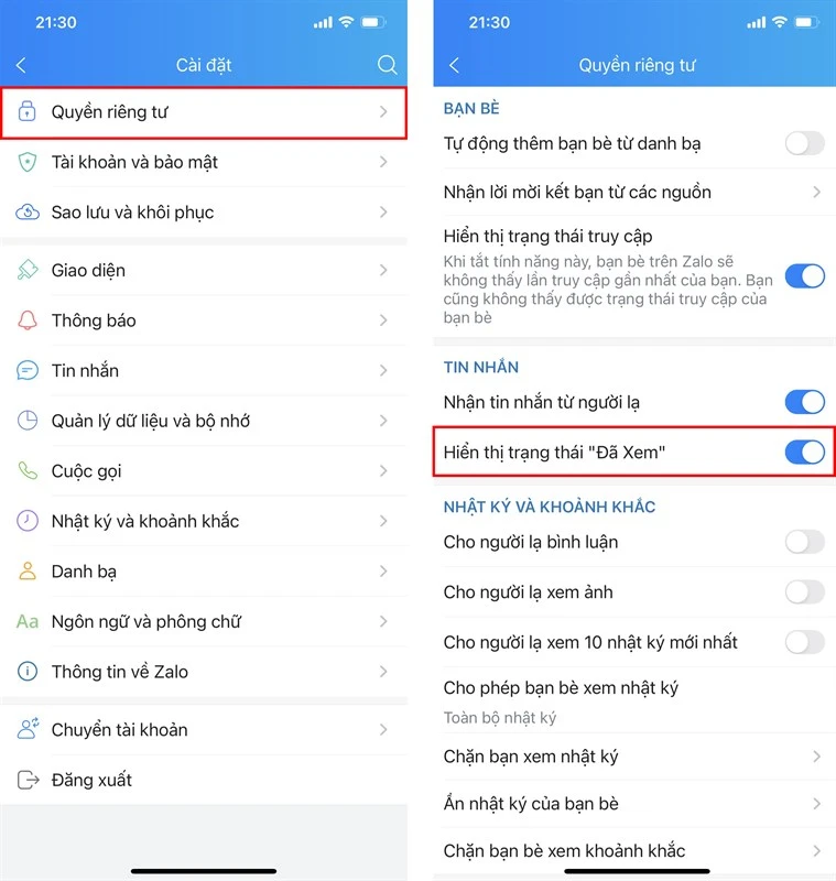 Tính năng trên Zalo giúp xem tin nhắn thoải mái, người gửi không biết người nhận đọc tin nhắn hay chưa Tính năng trên Zalo giúp xem tin nhắn thoải mái, người gửi không biết người nhận đọc tin nhắn hay chưa