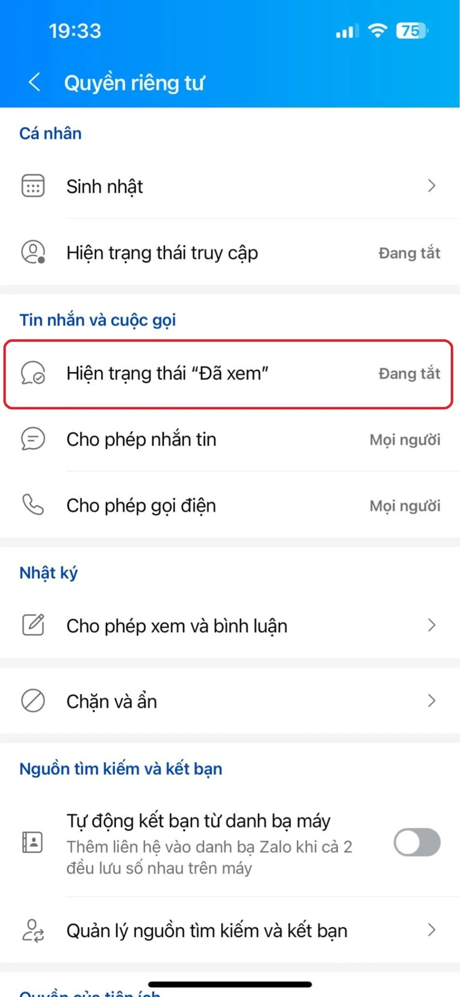 Tính năng trên Zalo giúp xem tin nhắn thoải mái, người gửi không biết người nhận đọc tin nhắn hay chưa Tính năng trên Zalo giúp xem tin nhắn thoải mái, người gửi không biết người nhận đọc tin nhắn hay chưa