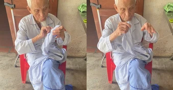 101 tuổi vẫn minh mẫn, cụ ông khiến nhiều người ngưỡng mộ
