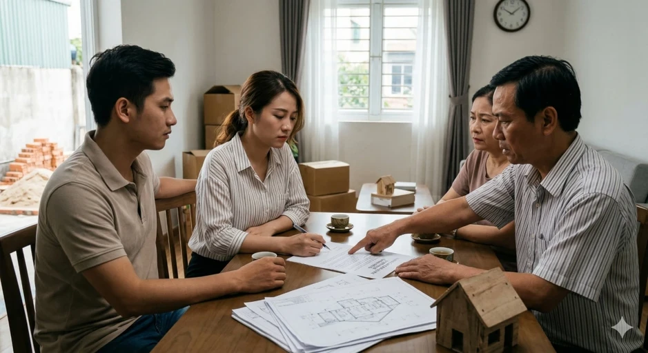 Bố mẹ chồng cho riêng con trai đất, con dâu có nên đổ tiền vào xây nhà? Bố mẹ chồng cho riêng con trai đất, con dâu có nên đổ tiền vào xây nhà?