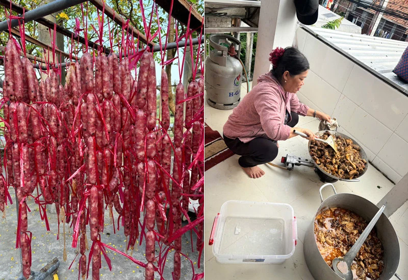 Gia đình 45 người đi du xuân, mang theo 20 con vịt, gà, 30kg lạp xưởng Gia đình 45 người đi du xuân, mang theo 20 con vịt, gà, 30kg lạp xưởng