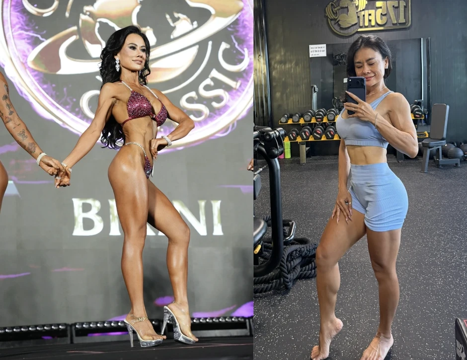 Mẹ 2 con truyền cảm hứng sống khỏe bằng gym Mẹ 2 con truyền cảm hứng sống khỏe bằng gym