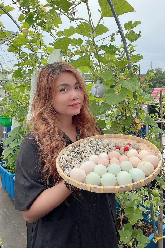 Mẹ đảm Đồng Nai nuôi gà, chim cút, trồng vườn rau xanh mướt trên sân thượng Mẹ đảm Đồng Nai nuôi gà, chim cút, trồng vườn rau xanh mướt trên sân thượng