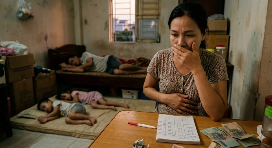 Nợ nần bủa vây, nhà đi thuê, tôi thắt lòng khi biết mình có bầu bé thứ 3 Nợ nần bủa vây, nhà đi thuê, tôi thắt lòng khi biết mình có bầu bé thứ 3