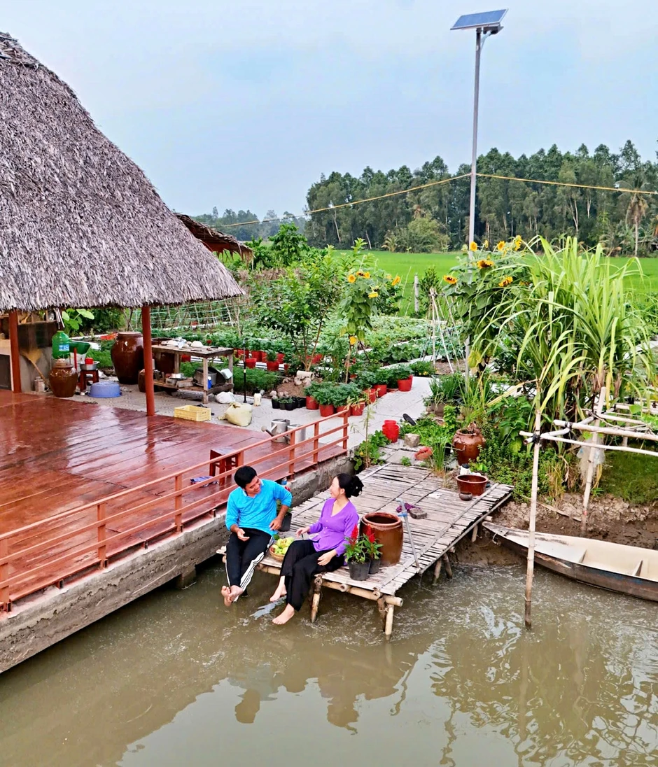 Vợ chồng ở An Giang bỏ phố về quê dựng khu vườn xanh mướt, hút triệu view Vợ chồng ở An Giang bỏ phố về quê dựng khu vườn xanh mướt, hút triệu view