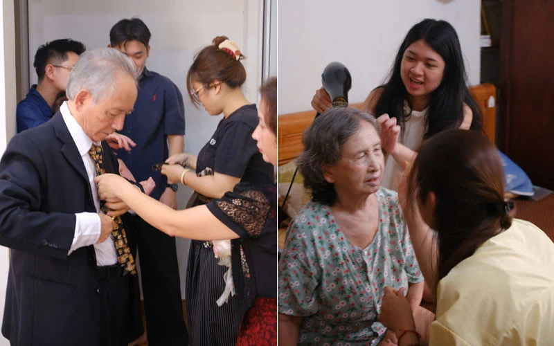 Vợ chồng ở Ninh Bình tổ chức ‘đám cưới ngọc bích’, chuyện tình 55 năm đẹp như mơ Vợ chồng ở Ninh Bình tổ chức ‘đám cưới ngọc bích’, chuyện tình 55 năm đẹp như mơ