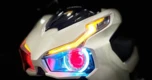 Độ đèn LED tăng sáng cho xe máy có an toàn và sợ bị phạt không?