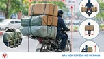 Mức phạt chở hàng cồng kềnh bằng xe máy mới nhất 2026