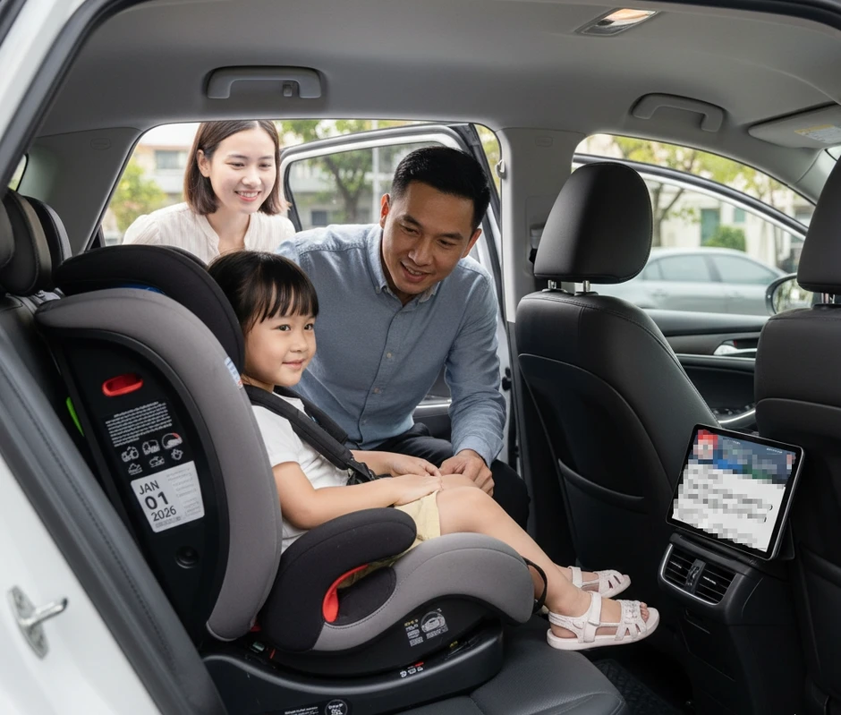 Quy định mới về xử phạt không dùng ghế an toàn cho trẻ em trên ô tô từ 15/8 Quy định mới về xử phạt không dùng ghế an toàn cho trẻ em trên ô tô từ 15/8