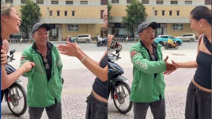2 khách Tây vui như Tết khi gặp anh xe ôm nói tiếng Anh như gió, biết cả từ lóng 2 khách Tây vui như Tết khi gặp anh xe ôm nói tiếng Anh như gió, biết cả từ lóng