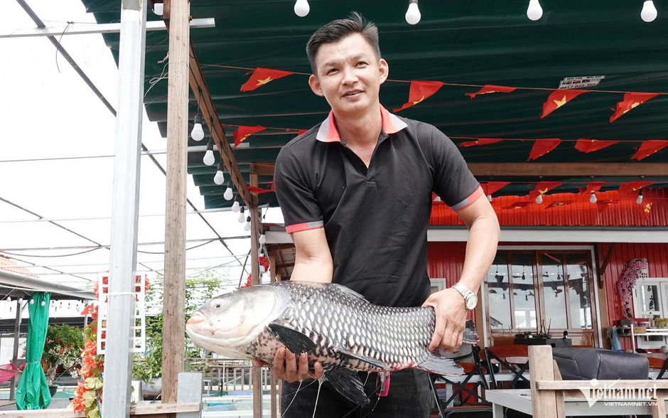 9X Cần Thơ kiếm tiền tỷ nhờ nuôi cá xanh kỳ, làm du lịch trên bè giữa sông Hậu 9X Cần Thơ kiếm tiền tỷ nhờ nuôi cá xanh kỳ, làm du lịch trên bè giữa sông Hậu