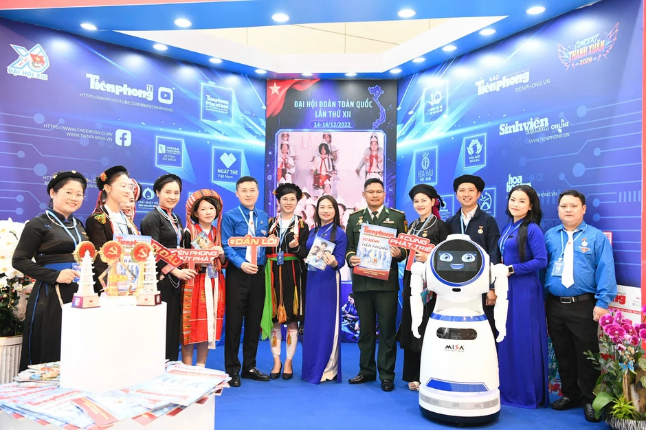 Ấn tượng triển lãm 'Chuyến tàu tiến vào kỷ nguyên mới' tại Đại hội Đoàn XIII Ấn tượng triển lãm 'Chuyến tàu tiến vào kỷ nguyên mới' tại Đại hội Đoàn XIII