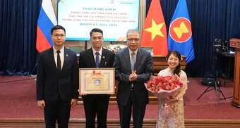 Anh Bùi Tuấn Anh làm Chủ tịch Hội Sinh viên Việt Nam tại Nga khóa 2