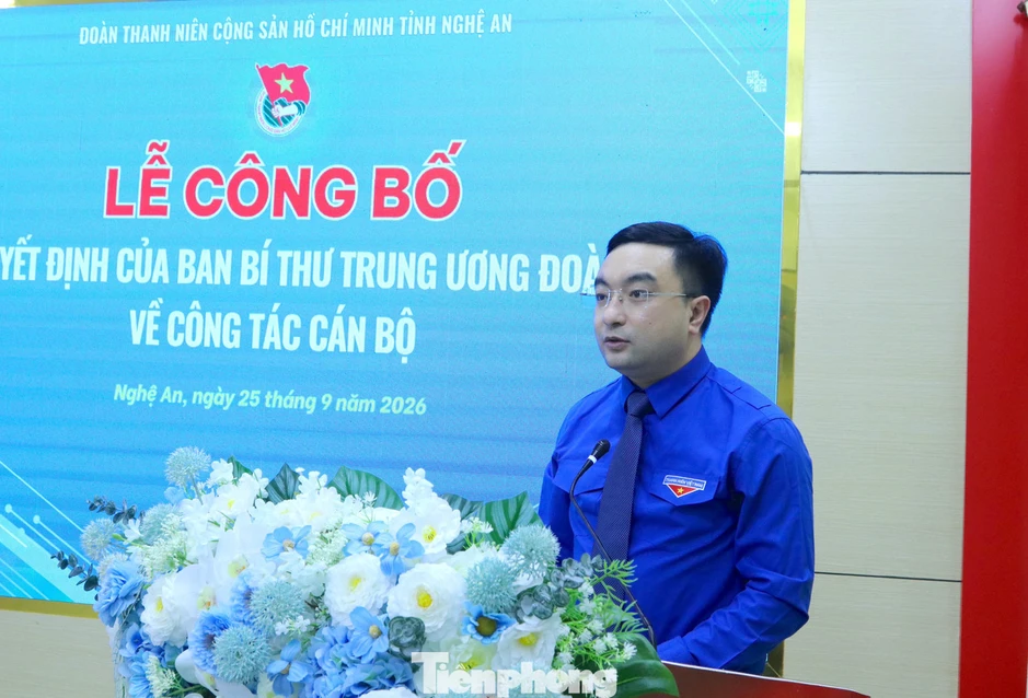 Anh Hồ Phúc Hải làm Bí thư Tỉnh Đoàn Nghệ An Anh Hồ Phúc Hải làm Bí thư Tỉnh Đoàn Nghệ An
