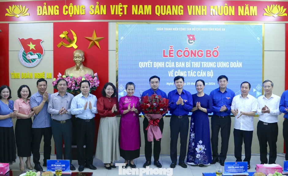 Anh Hồ Phúc Hải làm Bí thư Tỉnh Đoàn Nghệ An Anh Hồ Phúc Hải làm Bí thư Tỉnh Đoàn Nghệ An