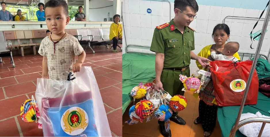 Áo xanh mang Trung thu ấm áp đến trẻ em vùng cao Tuyên Quang