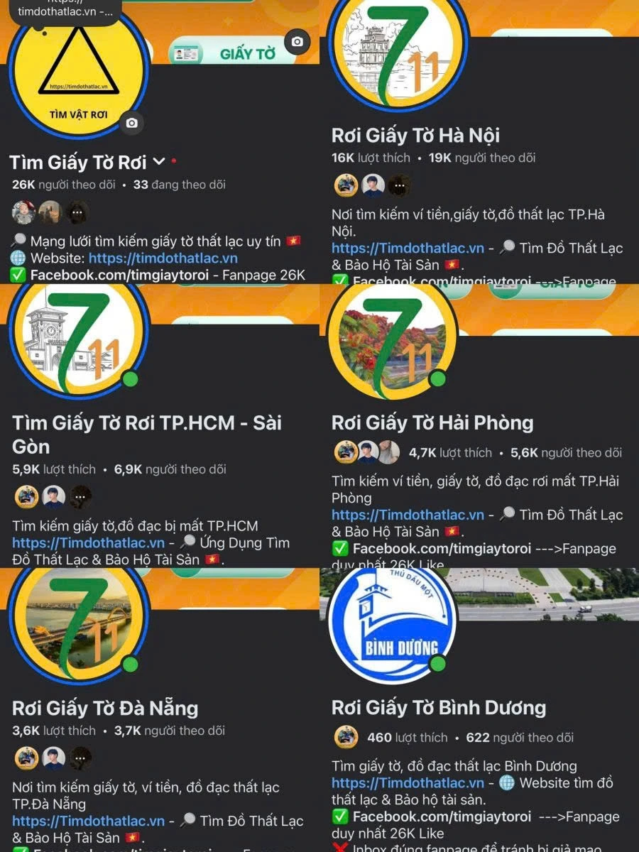 Bị mất đồ, thất lạc giấy tờ... thử liên hệ nền tảng này để được hỗ trợ Bị mất đồ, thất lạc giấy tờ... thử liên hệ nền tảng này để được hỗ trợ