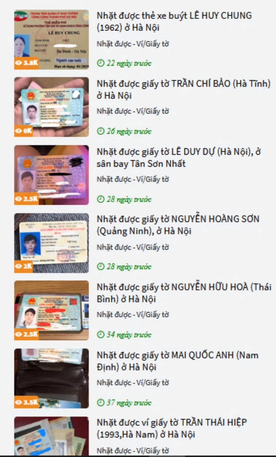 Bị mất đồ, thất lạc giấy tờ... thử liên hệ nền tảng này để được hỗ trợ Bị mất đồ, thất lạc giấy tờ... thử liên hệ nền tảng này để được hỗ trợ