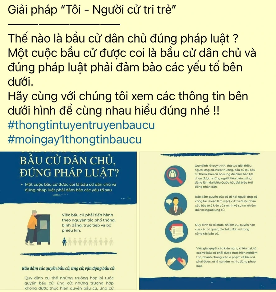 Chủ động lan tỏa thông tin chính thống về bầu cử Chủ động lan tỏa thông tin chính thống về bầu cử