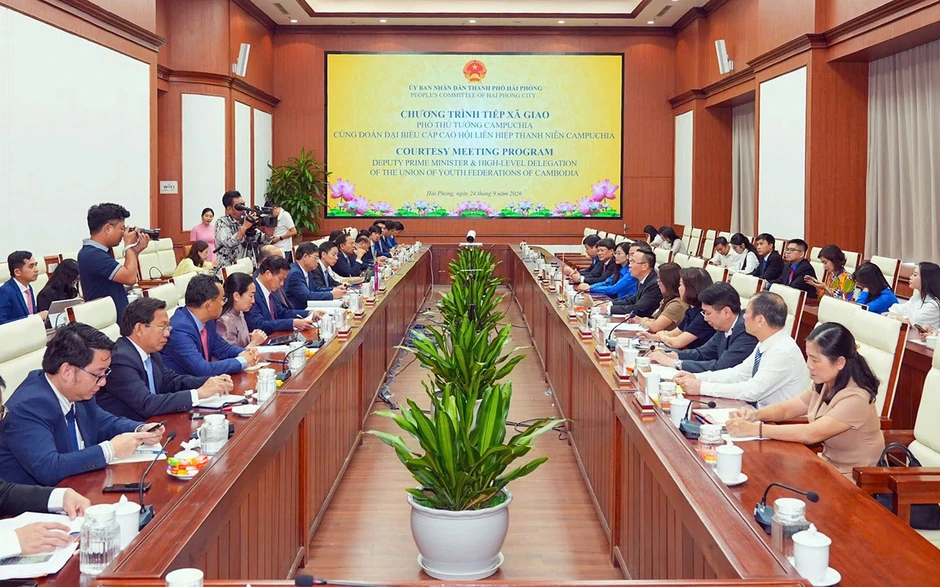 Chủ tịch Hội LHTN Campuchia thăm và làm việc tại Hải Phòng Chủ tịch Hội LHTN Campuchia thăm và làm việc tại Hải Phòng