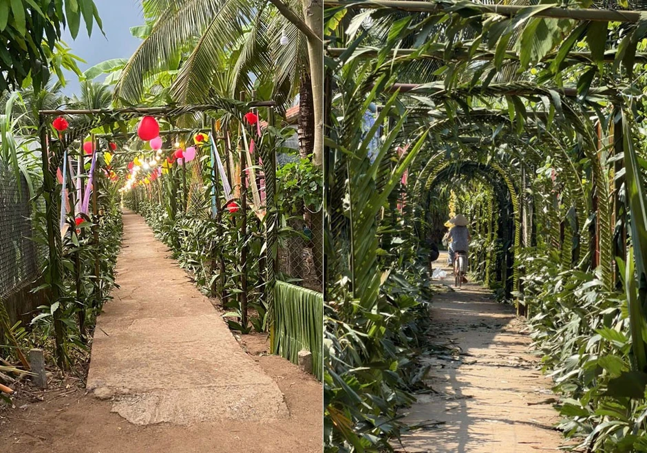Cưới mối tình 13 năm, chú rể làm cổng hoa độc đáo, trang trí cả con ngõ 100m Cưới mối tình 13 năm, chú rể làm cổng hoa độc đáo, trang trí cả con ngõ 100m