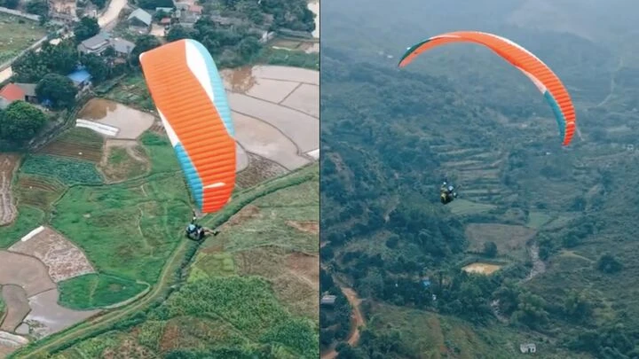 Cựu chiến binh 75 tuổi bay dù lượn nghệ thuật khiến giới trẻ mê mẩn Cựu chiến binh 75 tuổi bay dù lượn nghệ thuật khiến giới trẻ mê mẩn