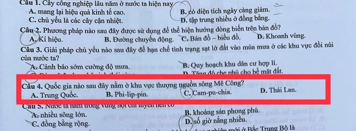 Đã nhắc mà vẫn sai, dân mạng 'ối dồi ôi' với sĩ tử 2K8 thi môn lịch sử: Campuchia sao lại ở châu Mỹ? Đã nhắc mà vẫn sai, dân mạng 'ối dồi ôi' với sĩ tử 2K8 thi môn lịch sử: Campuchia sao lại ở châu Mỹ?