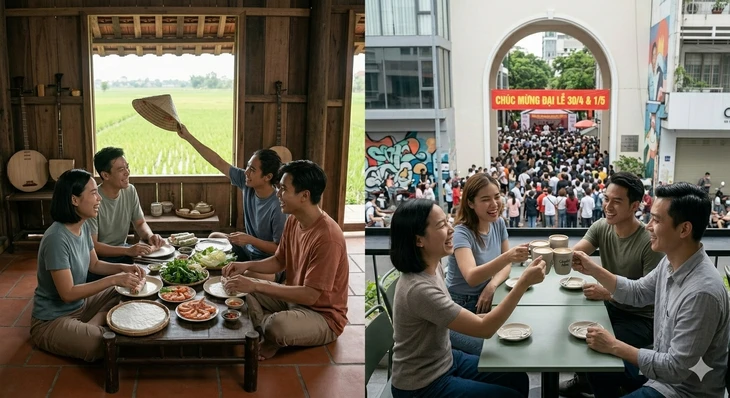 Dịp nghỉ lễ 30-4: Nằm võng, uống cà phê sữa, team building, mặc áo cờ đỏ sao vàng… còn gì bằng!