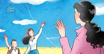 Em dần lớn, chị dần xa