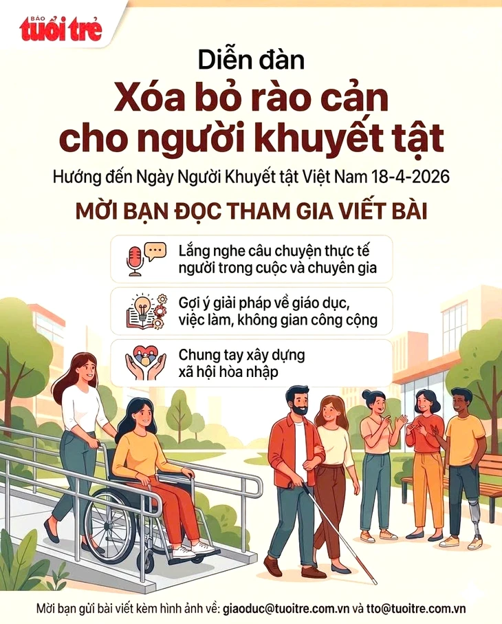 Giám đốc khiếm thị giúp hàng trăm trẻ khuyết tật: Đừng kỳ thị, hãy giúp công cụ! Giám đốc khiếm thị giúp hàng trăm trẻ khuyết tật: Đừng kỳ thị, hãy giúp công cụ!