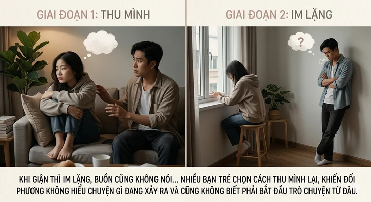 Giận nhau mà cứ im lặng, chuyện bé xé chuyện to Giận nhau mà cứ im lặng, chuyện bé xé chuyện to