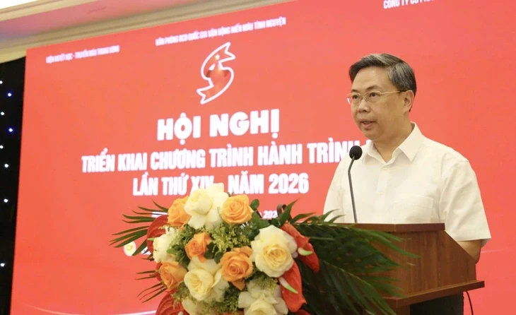 Hành trình Đỏ 2026 đặt mục tiêu tiếp nhận 120.000 đơn vị máu Hành trình Đỏ 2026 đặt mục tiêu tiếp nhận 120.000 đơn vị máu