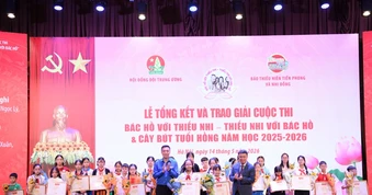 Học sinh lớp 4 giành giải Nhất cuộc thi 'Bác Hồ với thiếu nhi - Thiếu nhi với Bác Hồ'