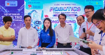 Học sinh Thanh Hóa tranh tài Robotics, khát vọng làm chủ công nghệ