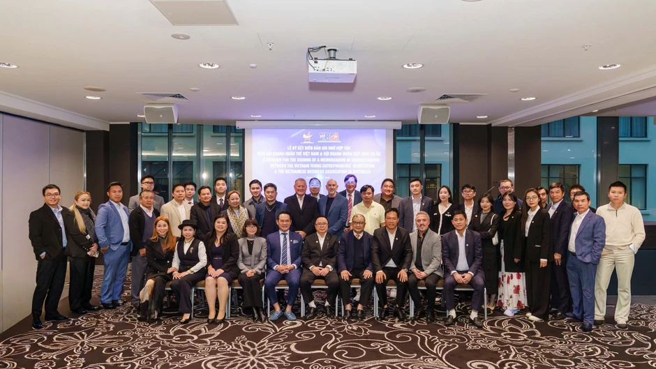 Hội Doanh nhân trẻ Việt Nam xúc tiến thương mại tại Úc Hội Doanh nhân trẻ Việt Nam xúc tiến thương mại tại Úc