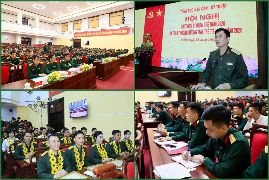 Hơn 300 sĩ quan trẻ Tổng cục Hậu cần - Kỹ thuật được thăng quân hàm trước niên hạn Hơn 300 sĩ quan trẻ Tổng cục Hậu cần - Kỹ thuật được thăng quân hàm trước niên hạn