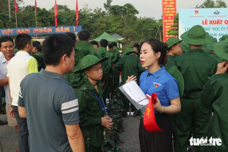 Hơn 300 thanh thiếu nhi Nghệ An tập làm chiến sĩ nhí Hơn 300 thanh thiếu nhi Nghệ An tập làm chiến sĩ nhí
