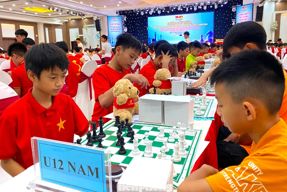 Hơn 800 kỳ thủ nhí Nghệ An tranh tài quyết liệt Hơn 800 kỳ thủ nhí Nghệ An tranh tài quyết liệt