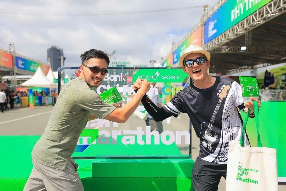 Không khí sôi động tại VPBank Ho Chi Minh City Music Half Marathon 2026