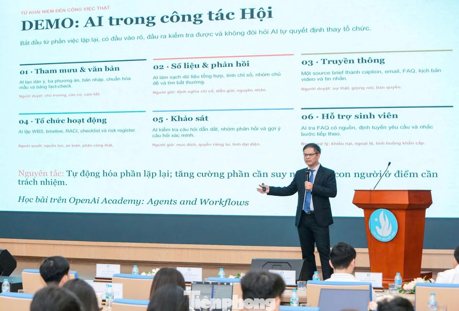 Làm sao để AI thành trợ lý đắc lực của cán bộ Hội Sinh viên? Làm sao để AI thành trợ lý đắc lực của cán bộ Hội Sinh viên?