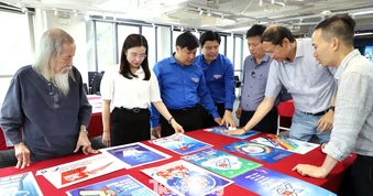 Lựa chọn tranh cổ động tuyên truyền Đại hội Đoàn toàn quốc lần thứ XIII